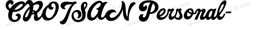 CROISAN Personal字体转换